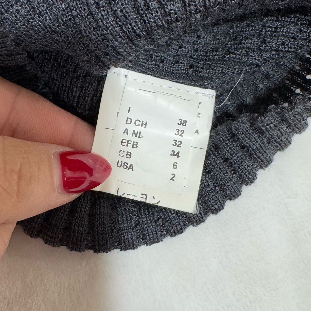Vintage Y2K Missoni Italian Knit Form Fitting Long Sleeve Top US 2 Wool Blend - Picture 5 of 8